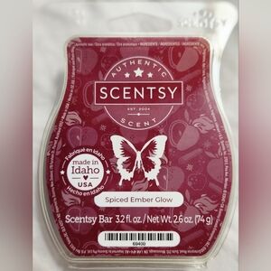 SPICED EMBER GLOW Wax Bar, Scentsy, NEW